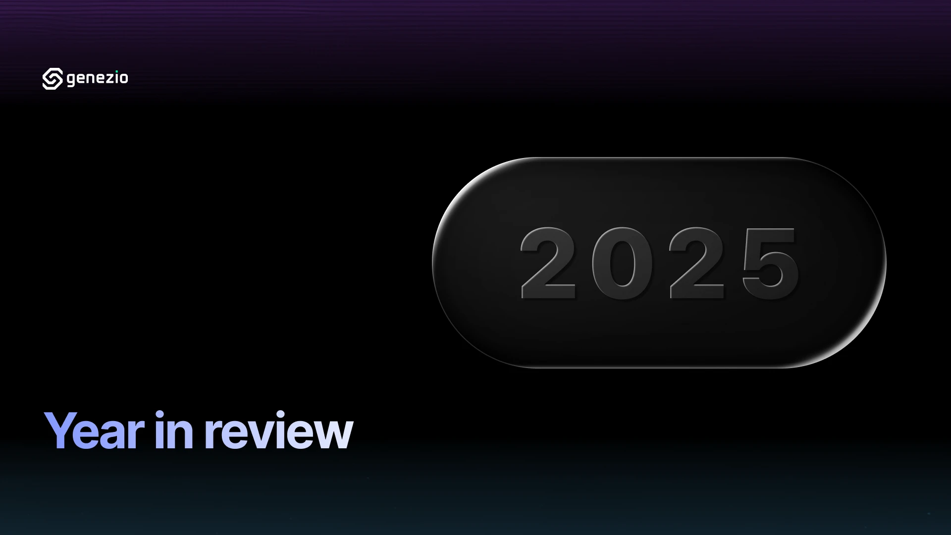 Genezio 2025 Year in Review