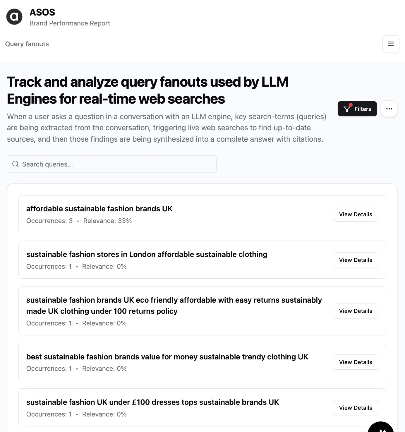 Formula and calculation for Visibility-to-Recommendation Rate (VRR) in Artificial Engine Optimization